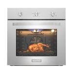 Empava 24 inch Built-In LPG Single Wall Oven with Convection and Rotisserie 5 Cooking Modes, Knob Control, Stainless Steel