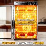 Osluken Upgraded Food Dehydrator Machine 900W, 18 Stainless Steel Trays Meat Fruit Dehydrators with 5 Presets, 48H Timer and 86°F-194°F Temperature Control Food Dryer for Jerky, Herbs, Treats, Veggies