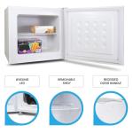 Koolatron 1.2 Cubic Feet Capacity White Upright freezer - 1 wired shelf, Garage Ready, Meat Storage, Manual Defrost, Space Saving, Congelador For Home, Apartment, Basement, Dorm, Room