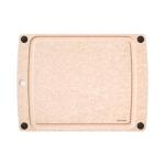 Epicurean All-In-One Cutting Board with Non-Slip Feet and Juice Groove, 17.5" × 13", Natural/Black