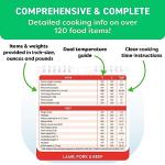 Air Fryer Cheat Sheet Magnets Cooking Guide Booklet - Air Fryer Cookbooks - Air Fryer Liners - Air Fryers Kitchen Gifts Gadgets 2025 and 2026 - Air Fryer Accessories - Air Fryer Cooking Guide