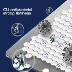 SUNWISHA Stainless Steel Cutting Boards 3pcs, Upgrade Double-Sided Food Grade Chopping Board, Non Toxic, Equipped with anti slip pads for safety, for Home Kitchen Cooking