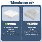 Upgraded 15-inch Heavy Duty Trash Compactor Bags, Compatible with Kenmore Compactor, Fits Kenmore and Other 15-inch Rectangular Drawer Compactors, pack of 60 Bags, White Plastic Trash Compactor Bags