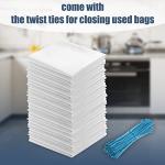 Upgraded 15-inch Heavy Duty Trash Compactor Bags, Compatible with Kenmore Compactor, Fits Kenmore and Other 15-inch Rectangular Drawer Compactors, pack of 60 Bags, White Plastic Trash Compactor Bags