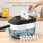 1.69Qt Steam Cleaner, 3-Level Adjustable Pressurized Steamer for cleaning, 10s Heat-Up, 2500W Handheld Steamer Cleaning for Home|Car|Tile|Floor, Multi-Surface Cleaning Machine with 22pcs Accessories