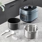 Midea 8-in-1 Electric Pressure Cooker with Dual Pots, Multi-Functional Programmable Slow Cooker, Rice Cooker, Steamer, Sauté Pan and More, 5 Quart