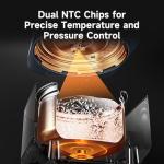 Midea 8-in-1 Electric Pressure Cooker with Dual Pots, Multi-Functional Programmable Slow Cooker, Rice Cooker, Steamer, Sauté Pan and More, 5 Quart