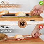 Ittnim Bread Knife for Homemade Bread Bow Knife 16", Bread Saw Sourdough Slicer Aluminum Alloy Sourdough Cutter Suit for Left & Right Handed People to Cut Baguettes Vegetables Fruits