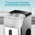 EUHOMY Countertop Nugget Ice Maker Machine