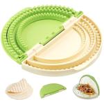 Tortilla Sealer Crimper |Tortilla Maker Large-For 6-12“Tortillas| 3 in 1 Crumpet Tortilla Sealer Adjustable |Quesadilla Crimpe |Flip Wrap Taco Maker| Burrito Maker Quesadilla Press| BPA-Free |Safe