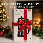 ESPRO P3 French Press Coffee Maker – Patented Double Micro-Filter for Grit-Free Brew, Heat Resistant thicker Borosilicate Glass Coffee press – (18 oz)