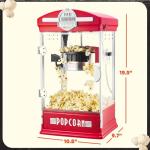 Popcorn Machine - Big Bambino Old Fashioned Popcorn Maker With 4-Ounce Kettle, Measuring Cups, Scoop, and Serving Cups by Great Northern Popcorn (Red)