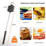 AILITOR Cast Iron Camp Pie Cooker, Campfire Sandwich Maker (Pack of 2)