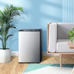 Kismile Mini Upright Freezer with Adjustable Thermostat