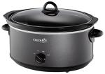 7-Quart Charcoal Crockpot Slow Cooker
