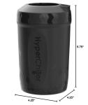 HyperChiller HC3 Patented Iced Coffee/Beverage Cooler, NEW, IMPROVED,STRONGER AND MORE DURABLE! Ready in One Minute, Reusable for Iced Tea, Wine, Spirits, Alcohol, Juice, 12.5 Oz, Black