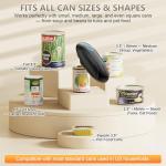 Electric Can Opener, Fast One-Touch Automatic Rechargeable Can Opener for Smooth Edge Safe Fast Opening, Fits All Cans, Hands-Free Operation, Amzwit Gift Ideal for Seniors Arthritis Kitchen Gadget