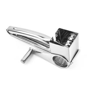 Mrxxjz Hand Crank Cheese Grater with Stainless Steel Drum | Ergonomic Rotary Grater & Shredder for Hard Cheeses, Vegetables & More - Easy-to-Use Handheld Kitchen Tool for Cooking and Food Prep