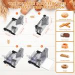 Meat Slicer Machine for Home – 120W Deli Meat Slicer with 6.7" Blade, Adjustable Thickness 0-18mm, Foldable Design, Easy to Clean Meat Cutter Machine, Safe Deli Slicer for Home Use