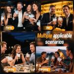 Electric Whiskey Smoker Kit – Old Fashioned Drink Smoker Kit with Heating Rod, Aluminum Alloy Body & 6 Wood Chips – USB Rechargeable, No Butane (Matt Black)