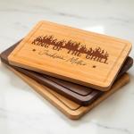 Personalized BBQ Cutting Board Gift, Men Christmas Gifts for Dad, Grandpa, Son, Husband, Best Grill Gift Top Christmas Gifts 2025 for Mens Cooking Gifts for Grillers, Papa's Grilling Plate Made in USA