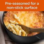 COMMERCIAL CHEF 5-Quart Cast Iron Dutch Oven with Skillet Lid