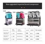 Original X-150 X-300 X-450 SingleDouble Triple Cylinder Push Handle (2PCS), Compatible With BQL Slurpee Lisong Spele Speler Icejoy Ice Music Icepleasure Snow Melt Machine Cold Drink Beverage Slush Ma