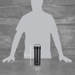 ESPRO P0 Ultralight French Press Coffee Maker for Travel, Vacuum Insulated Stainless Steel, 16 Ounces, Matte Meteorite Black