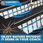 20" RV Refrigerator Vent with Mesh Insect Screens