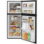 GE 24" Top Freezer Refrigerator with LED Lighting