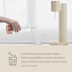 Sparkling Water Maker Soda Maker Soda Streaming Machine, 1L Carbonating Bottle, Soda Water Maker Compatible with Screw-in 60L CO2 Carbonator(NOT Included)
