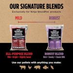 Ninja Woodfire Pellets, All Purpose Blend 5-lb Bag, 100% Real Wood, Only Compatible with Ninja Woodfire Grills & Ovens, All Purpose Blend, XSKOP5AP