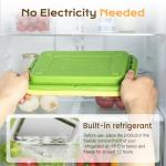 Instant Ice Cream Maker with 2 Scrapers, 2025 New Rolled Ice Cream Maker, Portable Stainless Steel Ice Cream Pan for Family Party, Easy Clean DIY Homemade Ice Cream Tray (Pink)