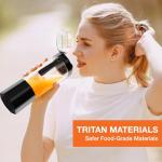 GVODE Personal Blender, Portable Blender for-Smoothies, Shakes, Food Prep, and Frozen Blending, 24oz Large Capacity, BPA Free, Leakproof-Lid and Sip Spout, USB-C Rechargeable, IPX8 Waterproof