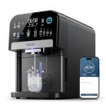 ecozy Nugget Ice Maker Dispenser, Smart 2-in-1 Pebble Ice Machine Countertop & Water Dispenser with App Control, Self-Cleaning, Auto Lighting, TDS Monitor, Measured Dispensing, 33Lbs/Day