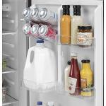 GE 24" Top Freezer Refrigerator with LED Lighting
