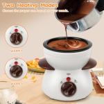 Mini Chocolate Melting Pot for Fondue and Dipping