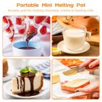 Mini Chocolate Melting Pot for Fondue and Dipping