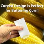 Mess-Free Butter Spreader 2 Pack by Avant Grub. Dishwasher Safe Corn Cob Butterer. Holder Spreads Butter Evenly On Pancakes, Waffles, Bagels, and Toast. Dispenser Ensures Freshness For Each Use.
