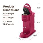 Keurig K-Express Single Serve Coffee Maker – Strong Brew Option, 42oz Reservoir, Sleek Design for Holiday Hosting & Gifting, Holiday Berry