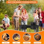 ADREAK 2 Burner Gas Stove, High Pressure Outdoor Propane Burner with Detachable Legs, 150,000 BTU Camping Stove Outdoor Burner with 0-20 PSI Regulator for Camping, Backyard, Outdoor Cooking