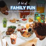 Party Ice Slushie Machine for Home with 10 Cups & Spoon Straws, Turn Any Sugary Drinks into Slushie, Countertop Slushie Maker Frozen Drink Machine for Kitchen, Aqua