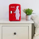 Coca Cola Polar Bear Mini Fridge Compact and Cute Refrigerator for Bedroom Office Dorm Travel Skincare Snacks and Drinks Small Portable Fridge with Adorable Polar Bear Design Perfect for Any Space