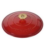 Crock Pot Artisan 6-Quart Round European Enameled Cast Iron Dutch Oven Pot With Lid -Gradient Red