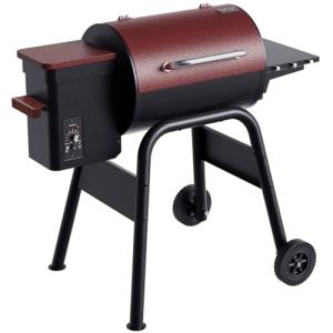 Jocoevol Pellet Smoker Grill Wood Pellet Grill Electric BBQ Grill Smoker For Outdoor Backyard With Auto Feed & Pid Temperature Control 180-425°F, 456 Sq.In Cook Area