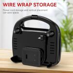 OSTBA Waffle Maker, 2 Slice Non-Stick Waffle Iron, Belgian Waffle Machine with Indicator Lights, PFOA Free, Perfect for Breakfast and Snacks, 750W