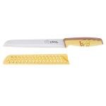Bread Knife, Ohola 8 inch Serrated Bread Knife for Homemade Bread, Bread Cutter for Slicing Bagels, Cake (Latest Fun Design)