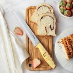 Bread Knife, Ohola 8 inch Serrated Bread Knife for Homemade Bread, Bread Cutter for Slicing Bagels, Cake (Latest Fun Design)