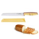Bread Knife, Ohola 8 inch Serrated Bread Knife for Homemade Bread, Bread Cutter for Slicing Bagels, Cake (Latest Fun Design)