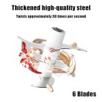 Electric Garlic Chopper, 320ML Portable Veggie Chopper, Rechargeable Vegetable Chopper,Garlic Grinder Masher Onion Chopper, Blender to Vegetable, for Ginger, Nuts,Chili, Fruit, Meat and Spices